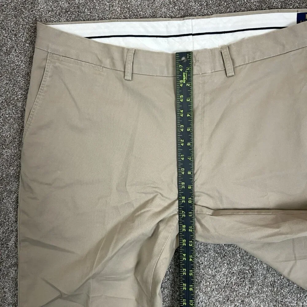 Polo Ralph Lauren Men's Stretch Classic Fit Pants Size 40 x 30 Beige Chino EUC